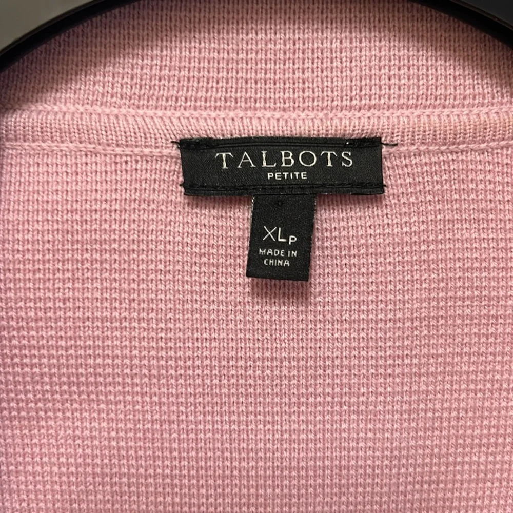 Talbots 🎊Host Pick🎉 Light Pink open cardigan blazer like new - Picture 8 of 16